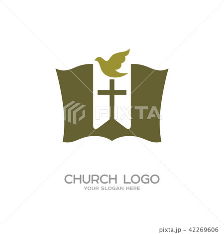 Church logo. Christian and bible symbols. 42269606