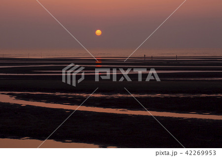 真玉海岸の夕日 真玉海岸の夕日 42269953