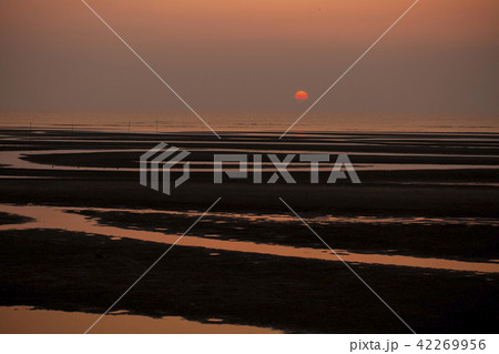 真玉海岸の夕日 真玉海岸の夕日 42269956