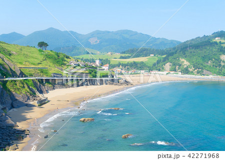 Cantabrian Sea coast and Deba town 42271968