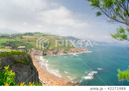 Zumaia coast, Pais Vasco Spain 42271988