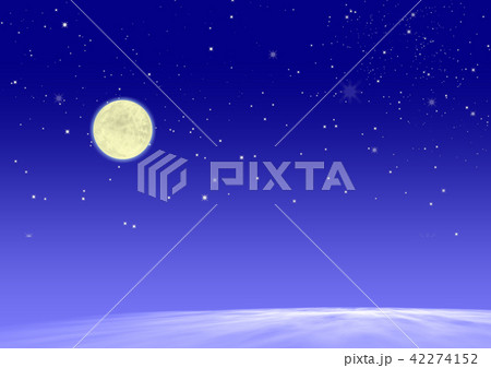 中秋の名月　コピースペース 42274152