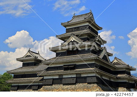 長野　松本城 42274457
