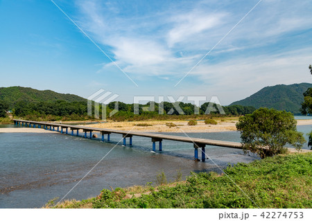 【高知】【四万十川の清流】佐田沈下橋 【高知】【四万十川の清流】佐田沈下橋 42274753
