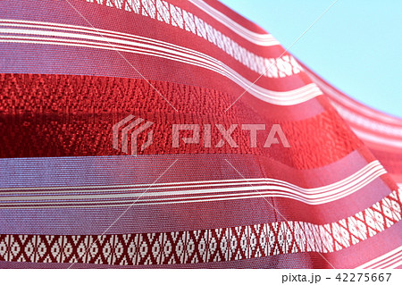 和風素材、シャキッと博多の夏帯、涼感 42275667