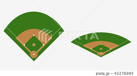 baseball field vector plan 42276995