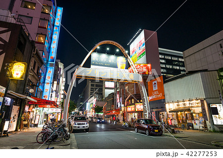 名古屋市中区栄3丁目　呉服町通り　（プリンセス大通り）　シンボルアーチ 夜景 42277253