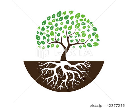 Logos Of Green Tree Leafのイラスト素材