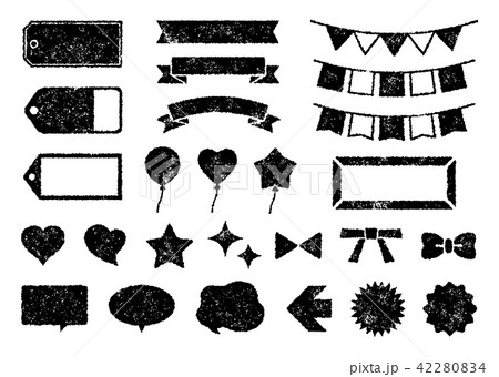 デザイン素材1　はんこ 42280834