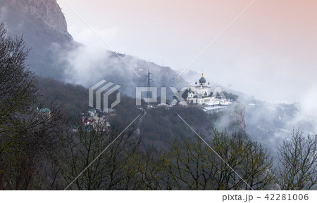 Mountain landscape with Church, Foros Mountain landscape with Church, Foros 42281006