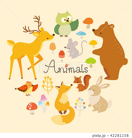 動物イラストセット(1) 42281158