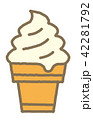 ソフトクリーム 42281792