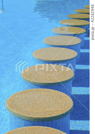 Detail on water from Swimming pool Detail on water from Swimming pool 42282948