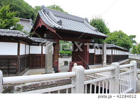 足利氏発祥の地栃木県足利市・法玄寺の山門 42284012