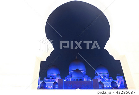 Sheikh Zayed Mosque at night. United Arab Emirates Sheikh Zayed Mosque at night. United Arab Emirates 42285037