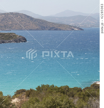 Sea landscape panorama of Crete, Greece Sea landscape panorama of Crete, Greece 42285063
