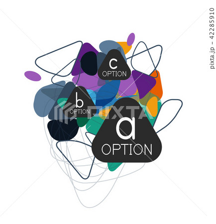 Triangle infographics design layout Triangle infographics design layout 42285910