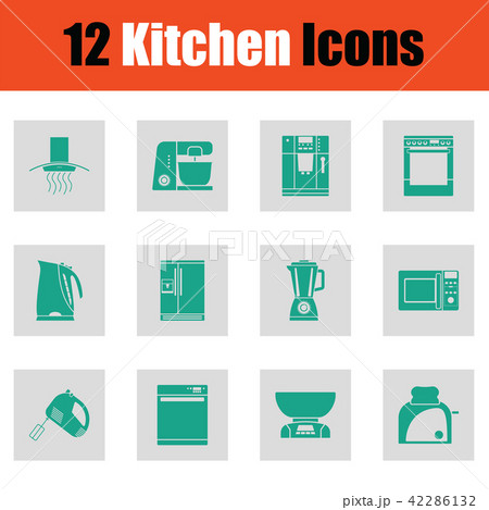Kitchen icon set 42286132