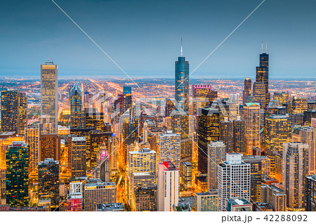 Chicago, Illinois, USA Skyline 42288092