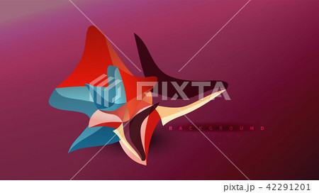 Abstract background - geometric origami style shape composition, triangular low poly design concept Abstract background - geometric origami style shape composition, triangular low poly design concept 42291201
