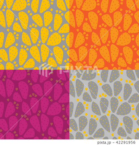 Seamless vector pattern with prickly pear Seamless vector pattern with prickly pear 42291956