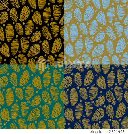 Seamless vector pattern with prickly pear 42291963