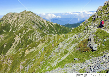 荒川中岳と前岳 荒川中岳と前岳 42294565