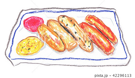 ソーセージ盛り合わせのイラスト素材