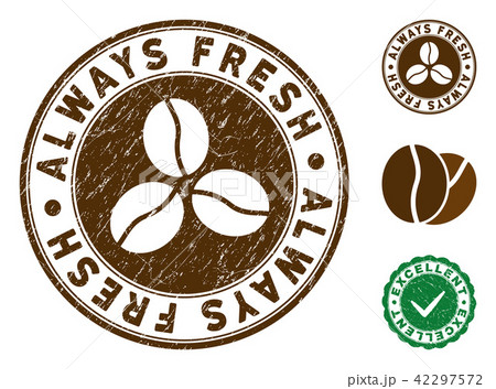 Always Fresh Stamp with Grungy Texture Always Fresh Stamp with Grungy Texture 42297572