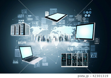 Internet and information technology Concept 42301319