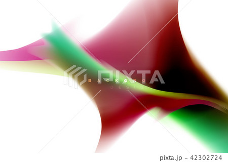 Holographic fluid colors flow, colorful liquid mixing colours motion concept 42302724