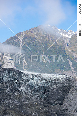 ニュージーランド フォックス氷河の写真素材