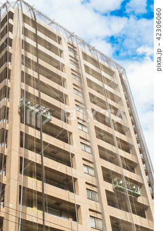 高層マンション外壁修理 42306060