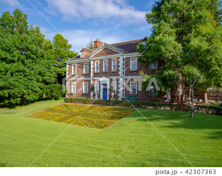 【伊豆】行楽地テーマパークの風景【修善寺虹の郷・イギリス村】 42307363