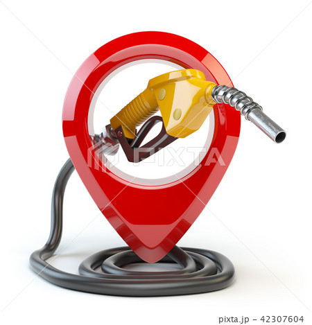 Gas station icon  isolated on white background 42307604