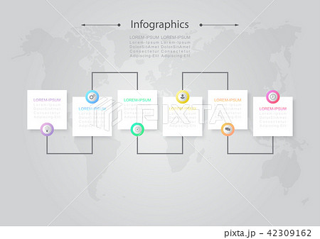 Infographic design vector Business concept 42309162