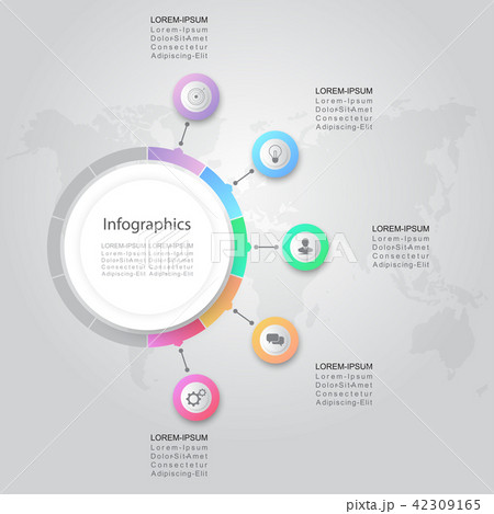 Infographic design vector Business concept 42309165