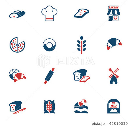 bakery icon set 42310039