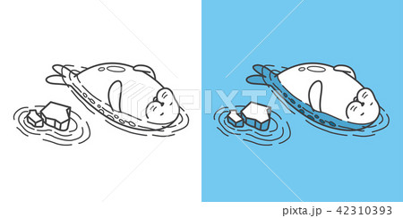 Seal walrus vector sea lion swim illustration Seal walrus vector sea lion swim illustration 42310393