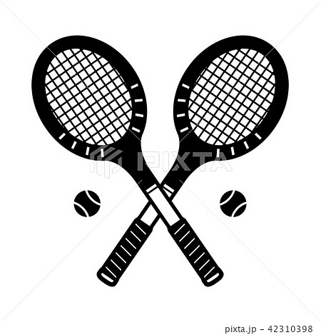 Tennis racket vector icon badminton logo cartoon - Stock Illustration  [42310398] - PIXTA