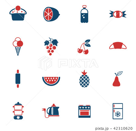 food and kitchen icon set 42310620