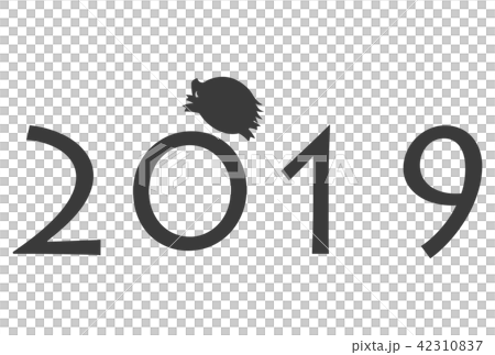 2019年亥年年賀状 42310837
