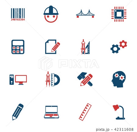 engineering icon set engineering icon set 42311608