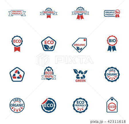 eco label icon set eco label icon set 42311618