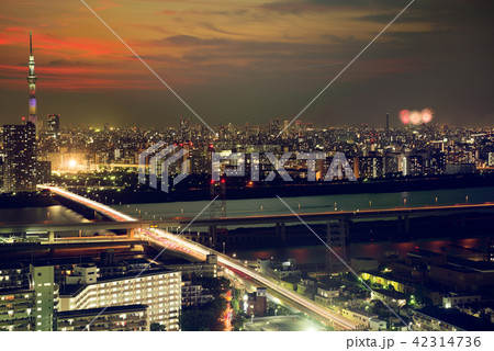 足立の花火とスカイツリーのソラクロ祭 42314736