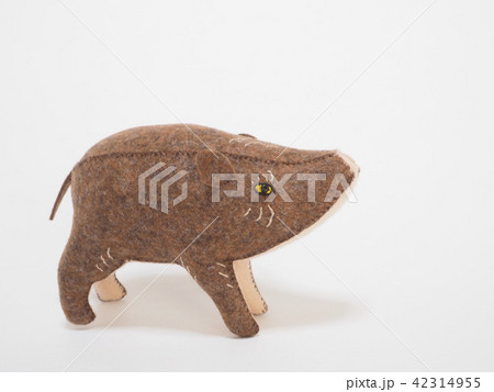 フェルト作品　イノシシ 42314955