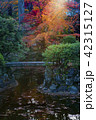 京都紅葉の旅、早朝の境内 42315127