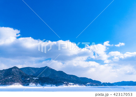 《北海道》糠平湖・冬の凍結 42317053