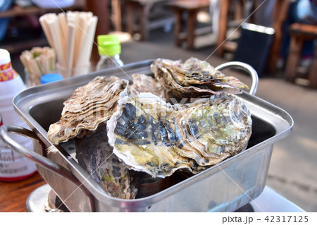 牡蠣のガンガン焼き 42317125