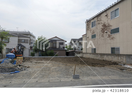 建売住宅建築現場 建売住宅建築現場 42318610